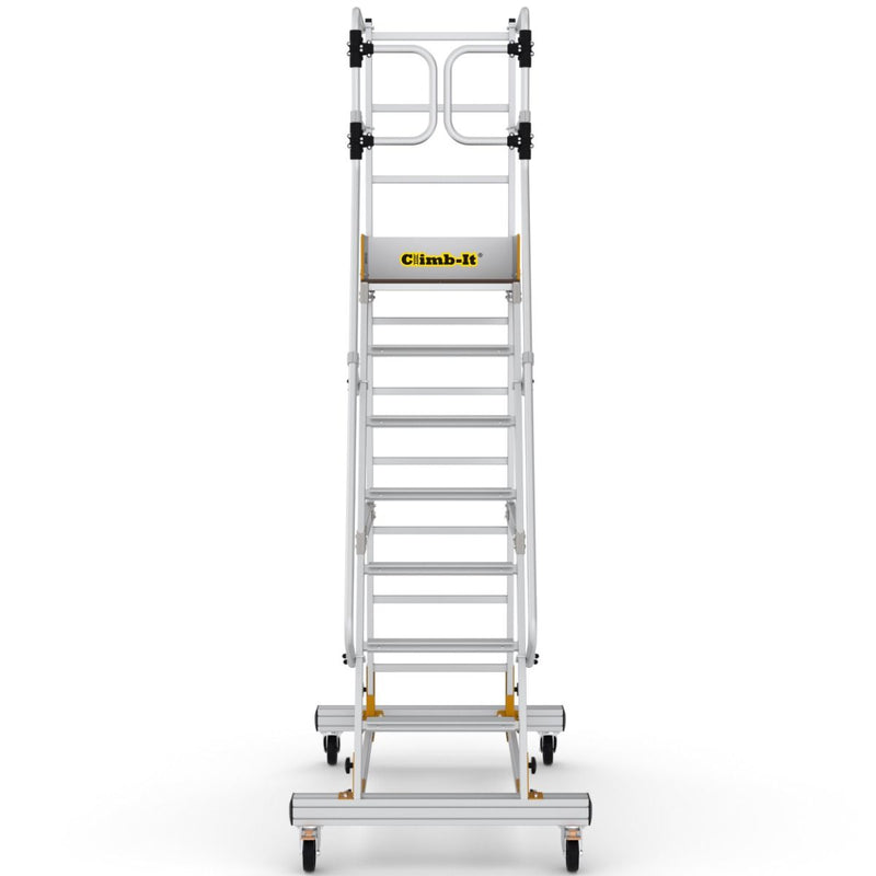 Climb-It Mobile Steps with Safety Gate  Get Me Packaging   