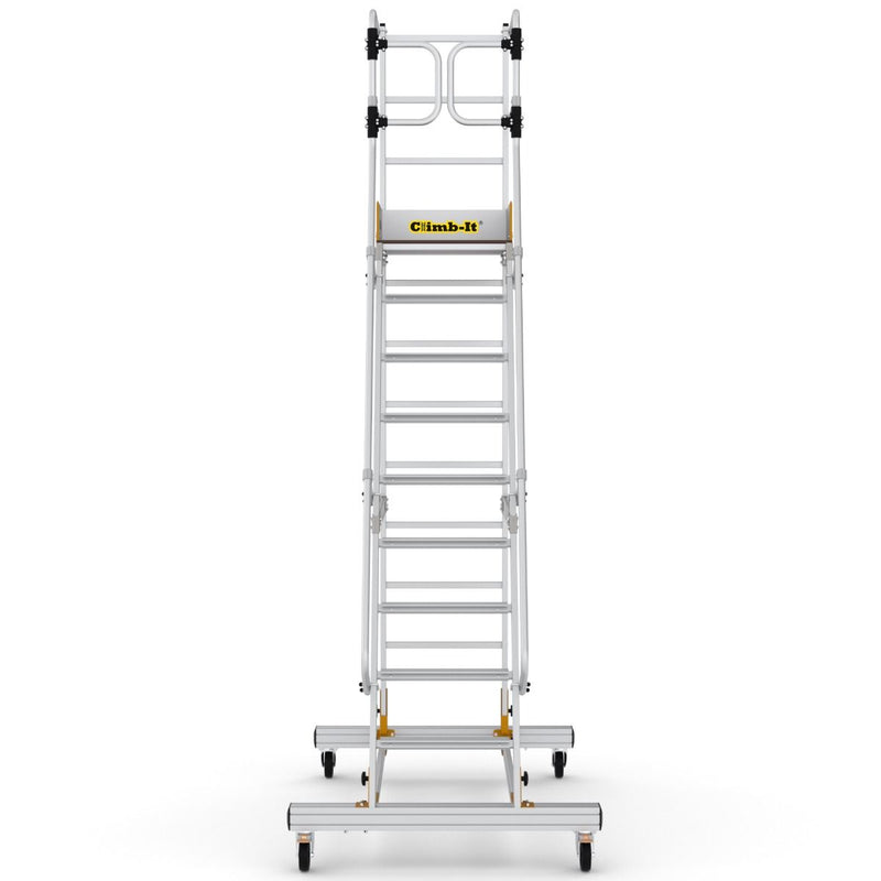 Climb-It Mobile Steps with Safety Gate  Get Me Packaging   