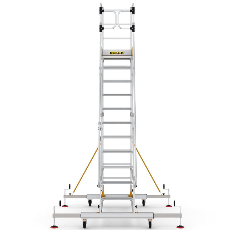 Climb-It Mobile Steps with Safety Gate  Get Me Packaging   