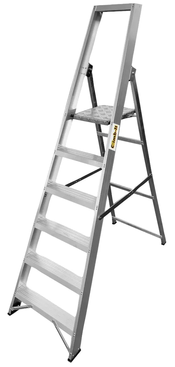 Climb-It Aluminium Platform Stepladders  Get Me Packaging   