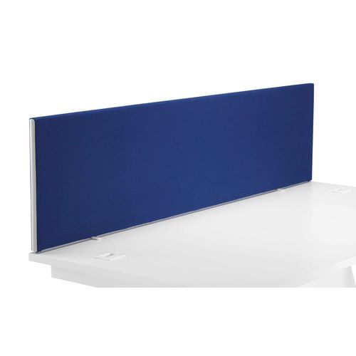 Straight Desk Screens  Get Me Packaging 1600 x 25 x 400 Royal Blue 