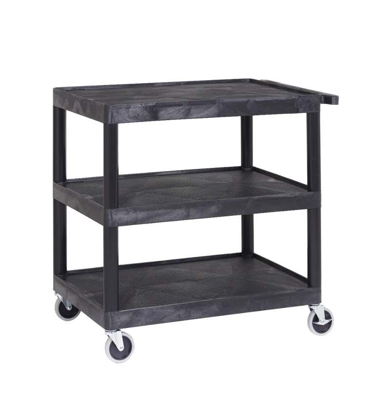 Proplaz Superstrength Plastic Multi-Purpose Trolleys - Shelves  Get Me Packaging 3 890 x 610 x 865 