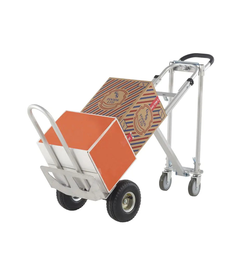 Aluminium Three Way Sack Truck  Get Me Packaging   