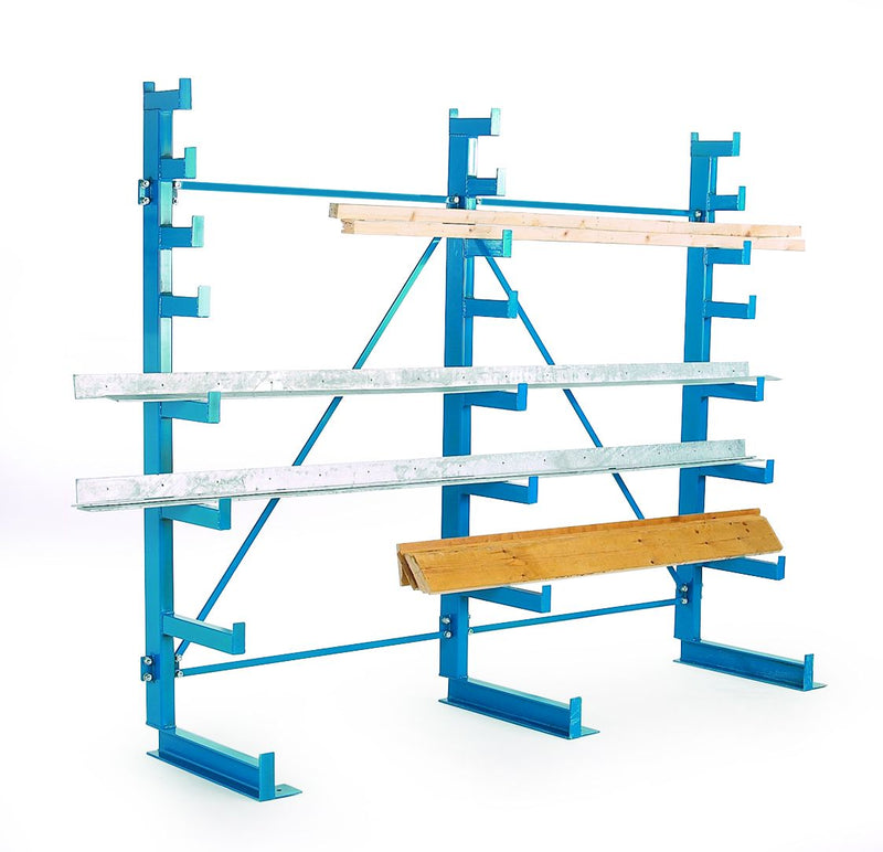 Cantilever Racking - Tapered Arms  Get Me Packaging Single Sided Extra Bay Increases length by 1225mm per bay 34