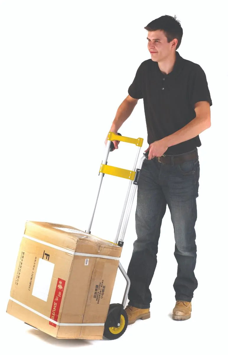 The Pro Heavy Duty Folding Aluminium Sack Truck  Get Me Packaging   