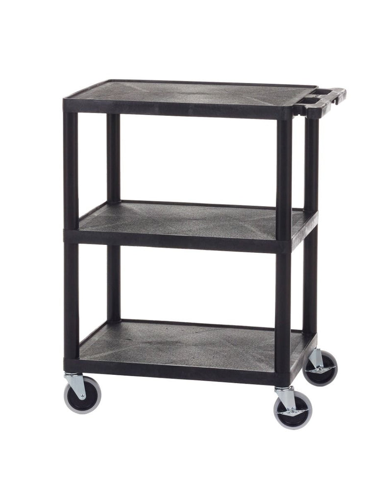 Proplaz Superstrength Plastic Multi-Purpose Trolleys - Shelves  Get Me Packaging 3 610 x 458 x 840 