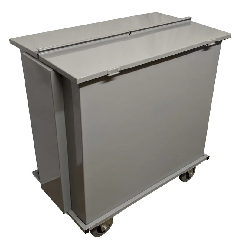 Compact Self Levelling Trolley with Lid  Get Me Packaging   