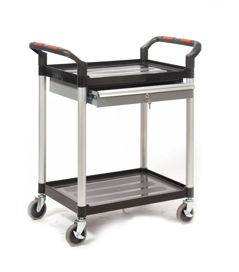 Proplaz Shelf Trolley - Steel Drawers  Get Me Packaging   