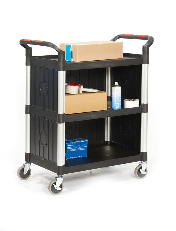 Proplaz Shelf Trolleys - Plastic Sides  Get Me Packaging   