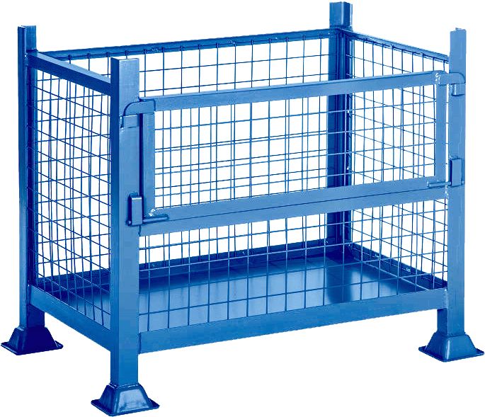 Stackable Pallets - Half Drop Pallets  Get Me Packaging 500 1220 x 915 x 610 Blue