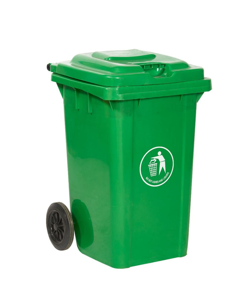 Wheeled Bin - 80 Litre  Get Me Packaging Green  