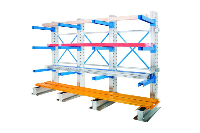 Cantilever Racking  Get Me Packaging Single Sided Extension Bay 980 1976