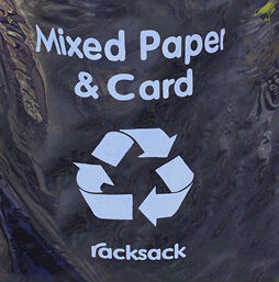 RackSack  Get Me Packaging Mixed Paper & Card Clear Sack 