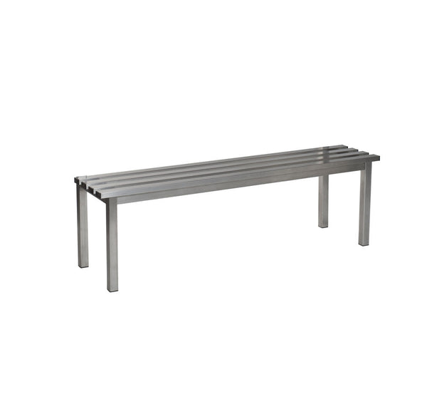 Aqua Mezzo Stainless Steel Benches with Stainless Steel Seats  Get Me Packaging   