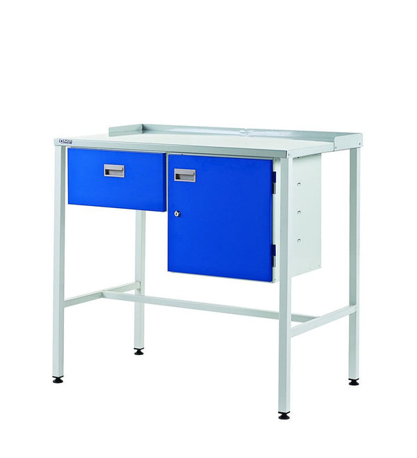 Team Leader Workstation with Single Drawer & Cupboard  Get Me Packaging   