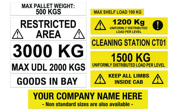 Warehouse Information Labels  Get Me Packaging   