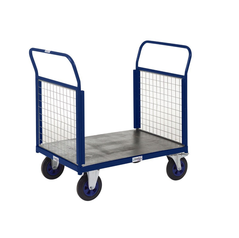 Apollo UK Platform Trucks - Mesh Ends & Sides  Get Me Packaging 1200 x 800 Double Mesh End Blue