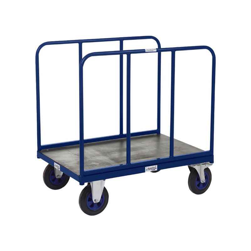 Apollo UK Long Load Platform Trucks  Get Me Packaging 1000 x 700 Blue 