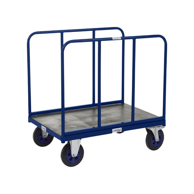 Apollo UK Long Load Platform Trucks  Get Me Packaging 1200 x 800 Blue 