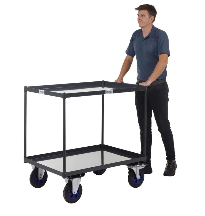 Apollo UK Table Top Shelf Trucks - Steel Shelves  Get Me Packaging   