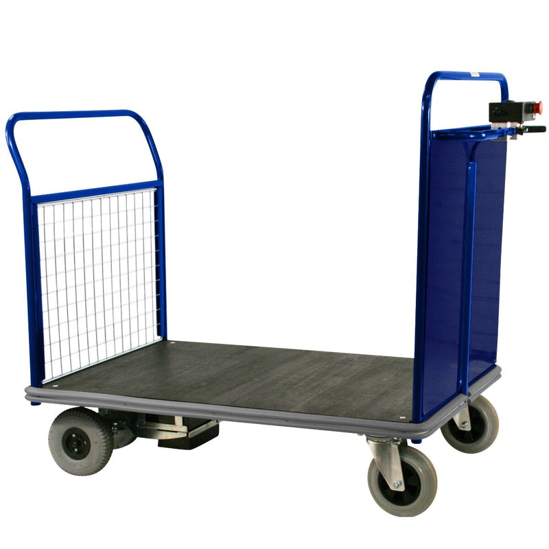 Apollo UK Powered Platform Trucks - Mesh End & Sides  Get Me Packaging   