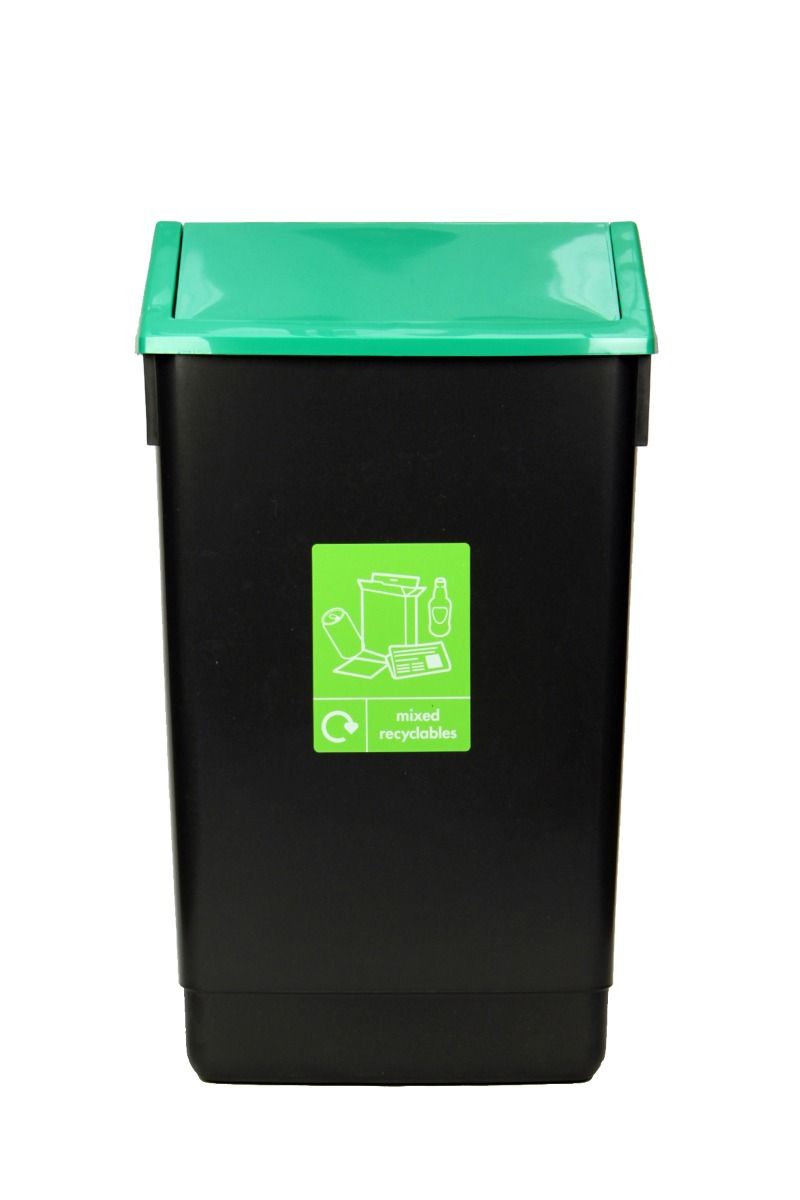 60L Recycling Bins  Get Me Packaging Green  