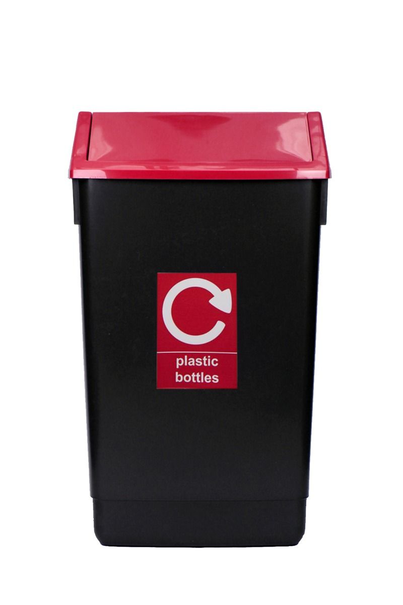 60L Recycling Bins  Get Me Packaging Red  