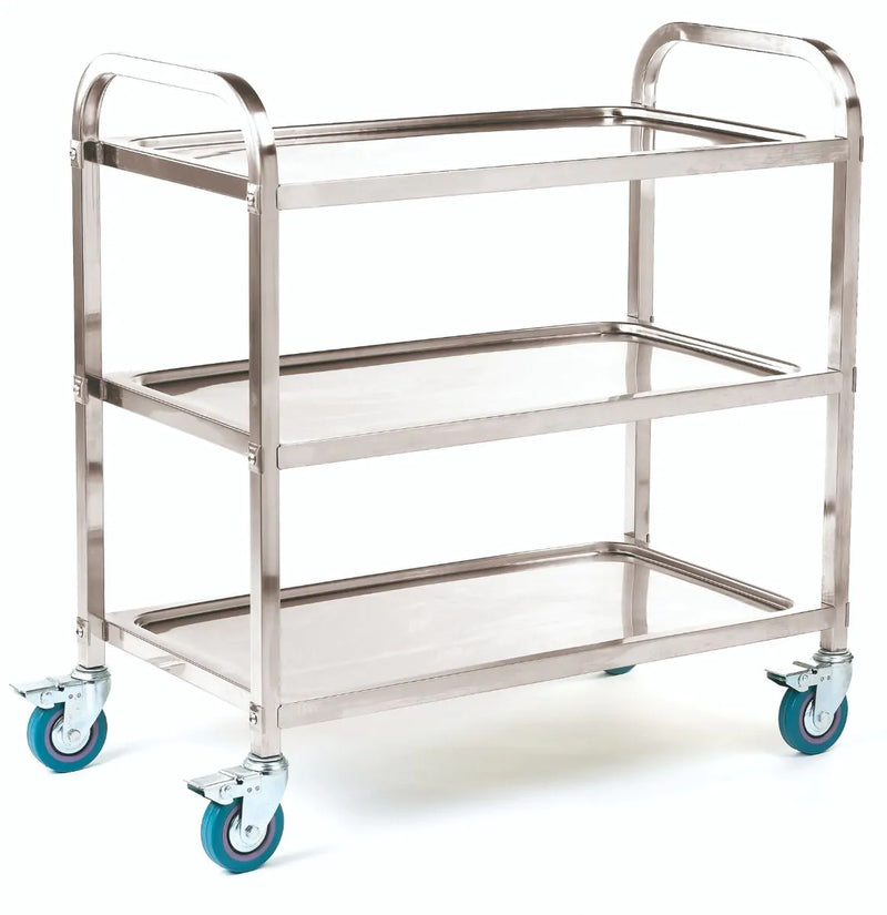 Stainless Steel Shelf Trolleys  Get Me Packaging   