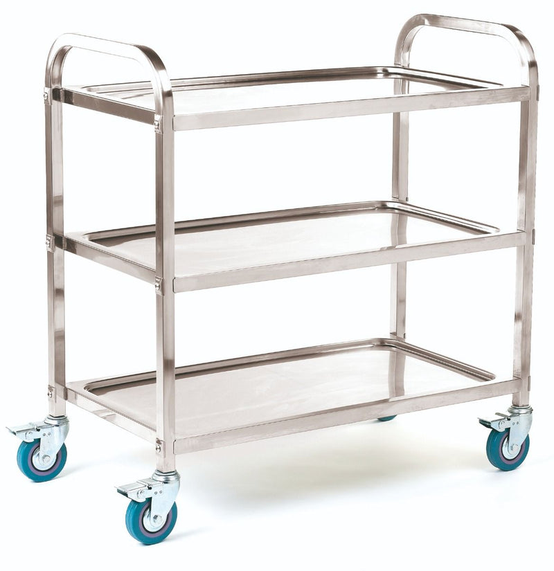 Stainless Steel Shelf Trolleys  Get Me Packaging 3  