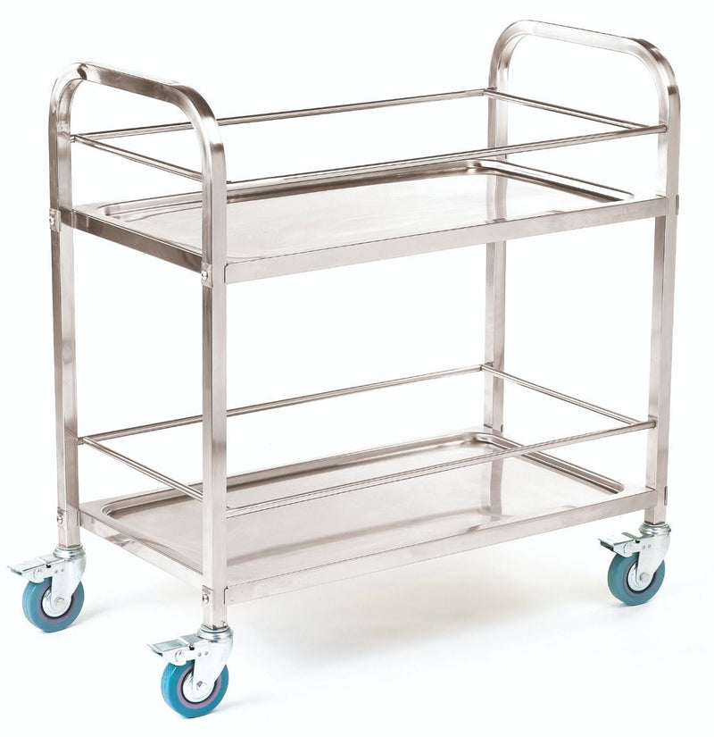 Stainless Steel Shelf Trolleys  Get Me Packaging 2  