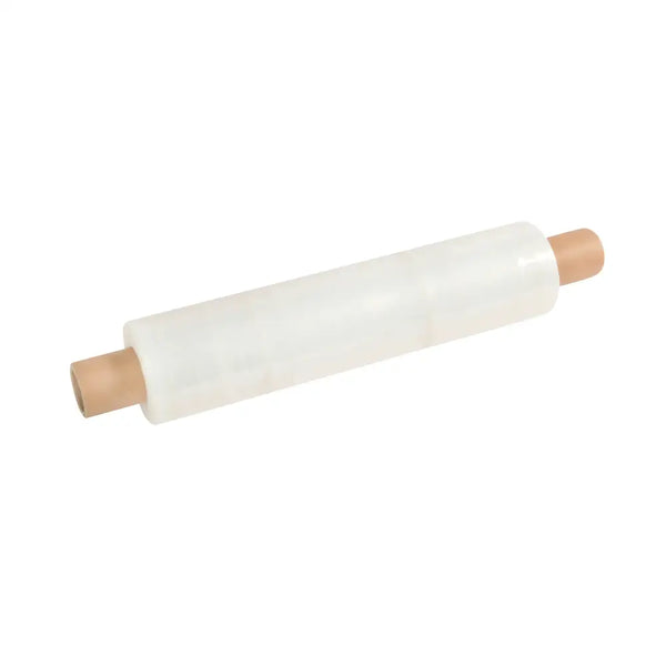 Medium duty 400mm x 300m clear cast pallet stretch wrap film ext. Core (box of 6)