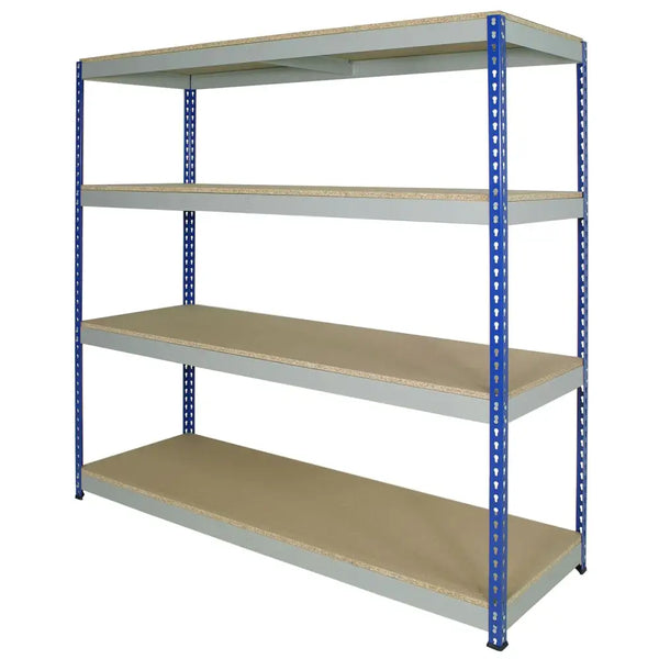 Medium duty rivet shelving