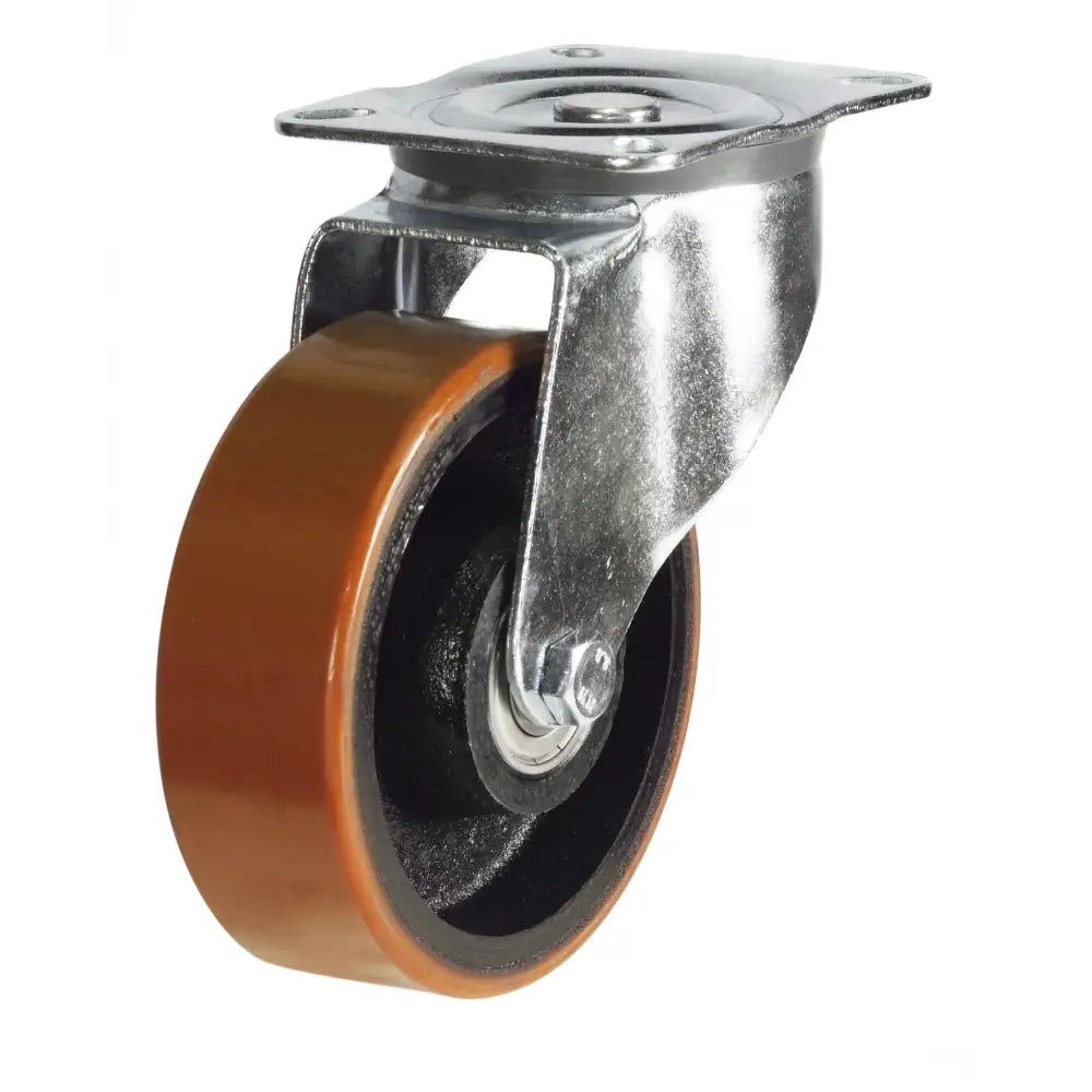Medium duty steel castors
