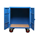 Mobile storage vault cabinets