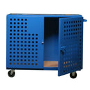 Mobile storage vault cabinets