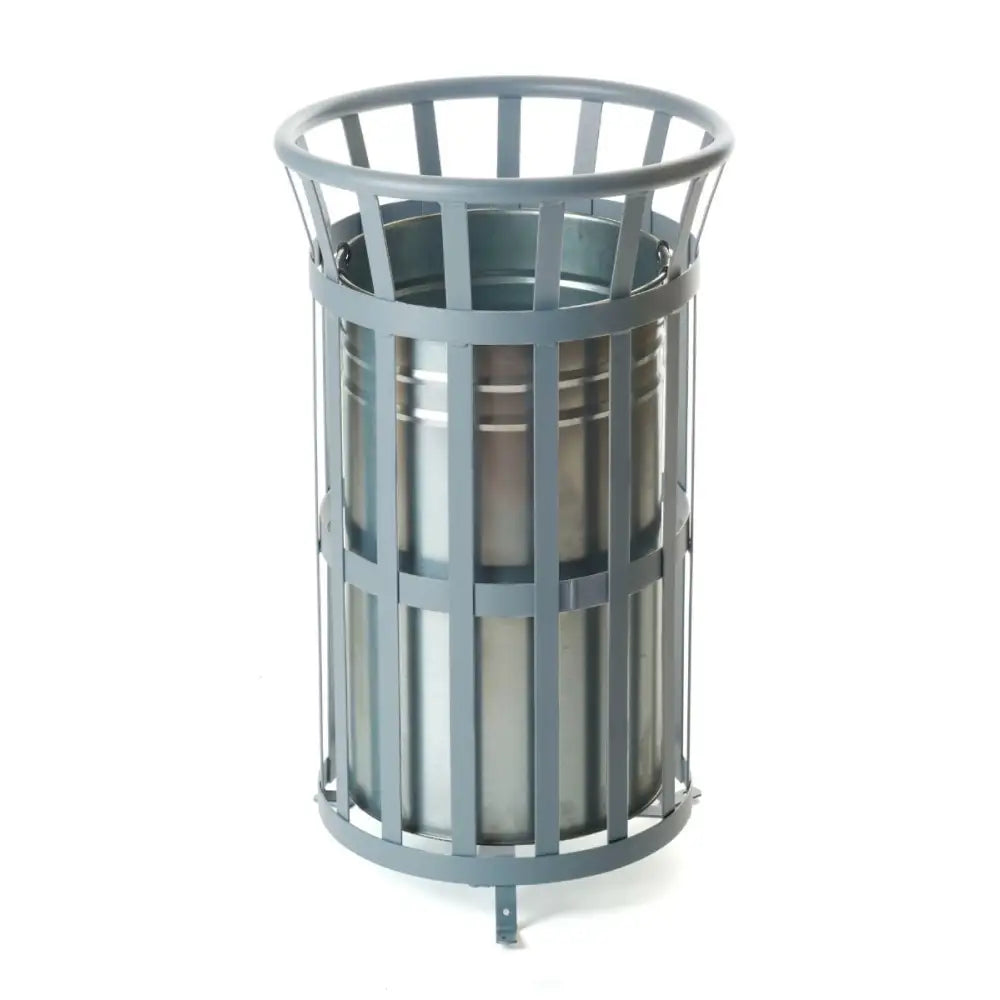 Outdoor open top steel bins