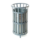 Outdoor open top steel bins