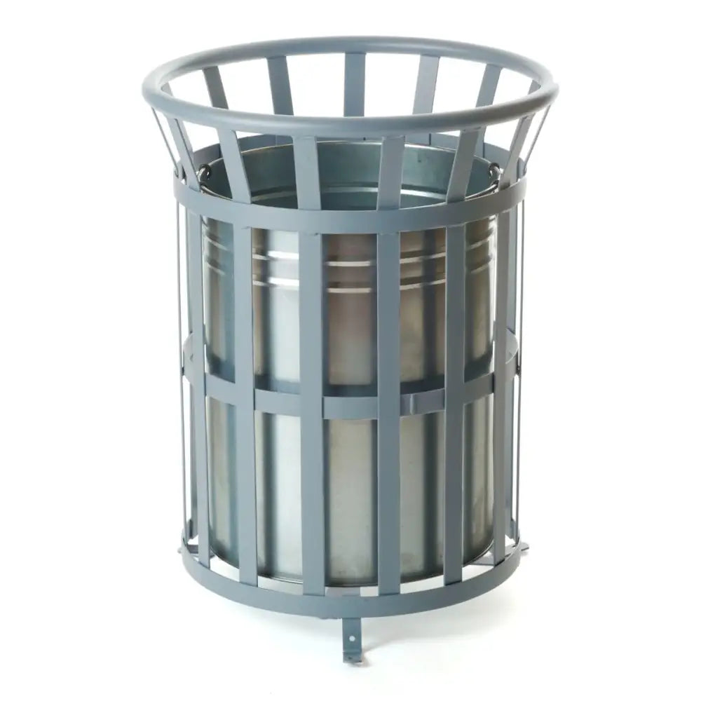 Outdoor open top steel bins