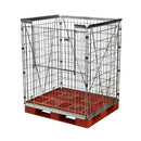 Pallet retention cages