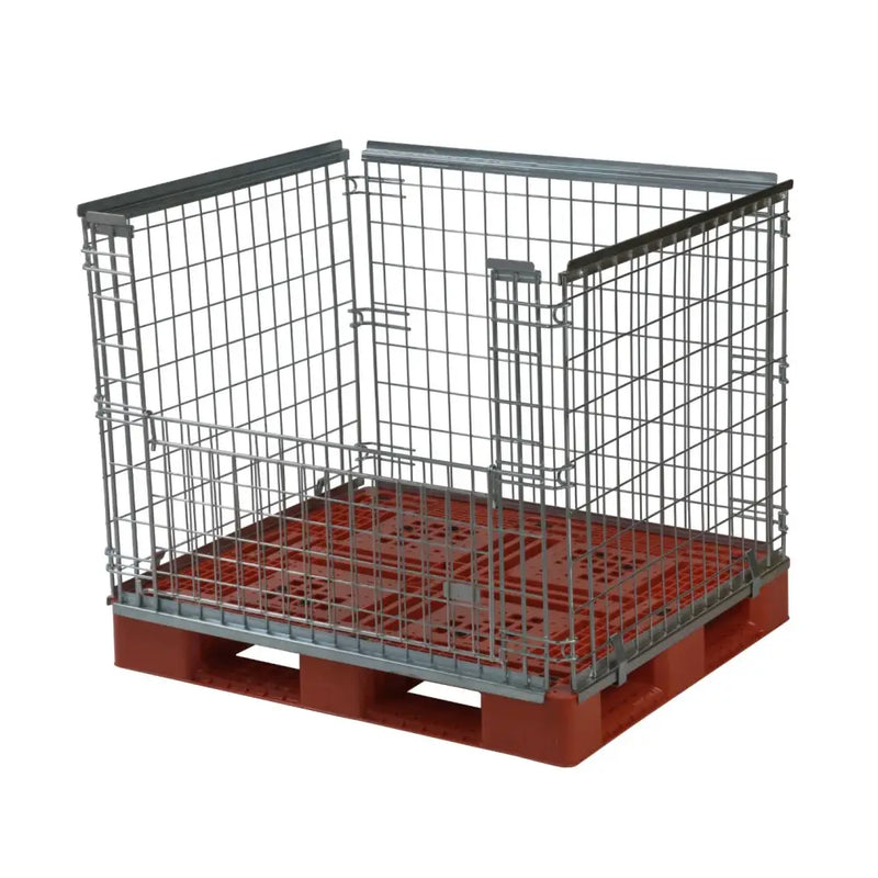 Pallet retention cages