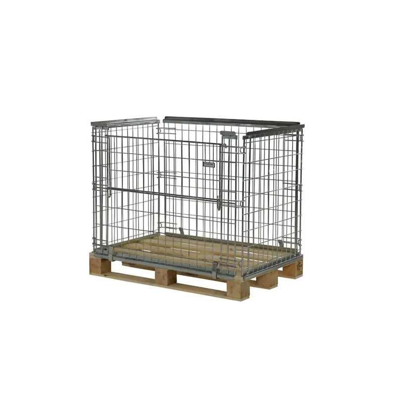 Pallet retention cages
