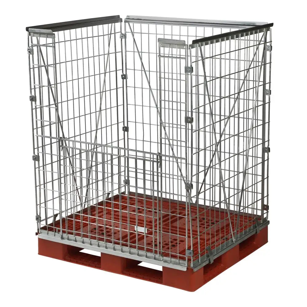 Pallet retention cages