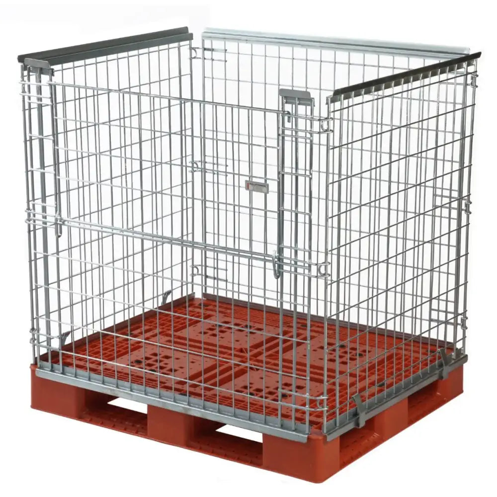 Pallet retention cages
