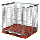 Pallet retention cages