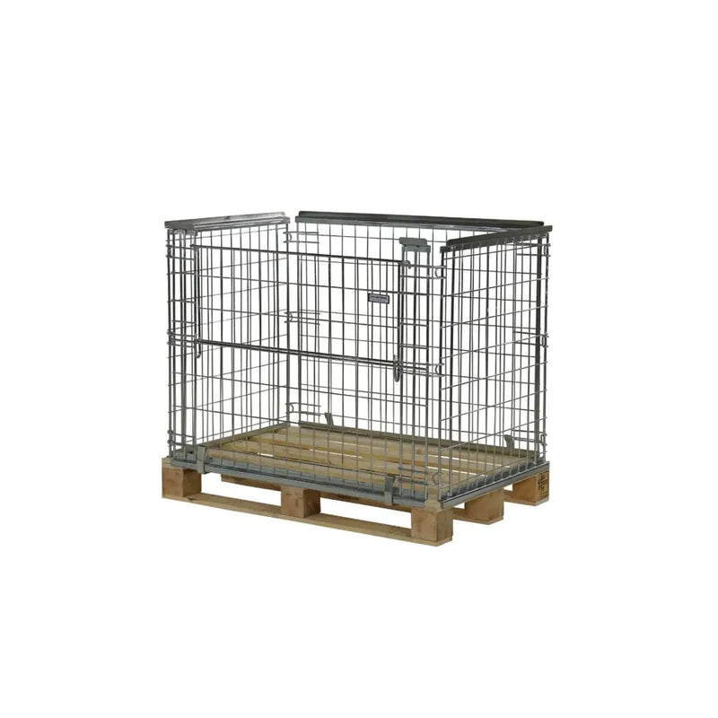 Pallet retention cages