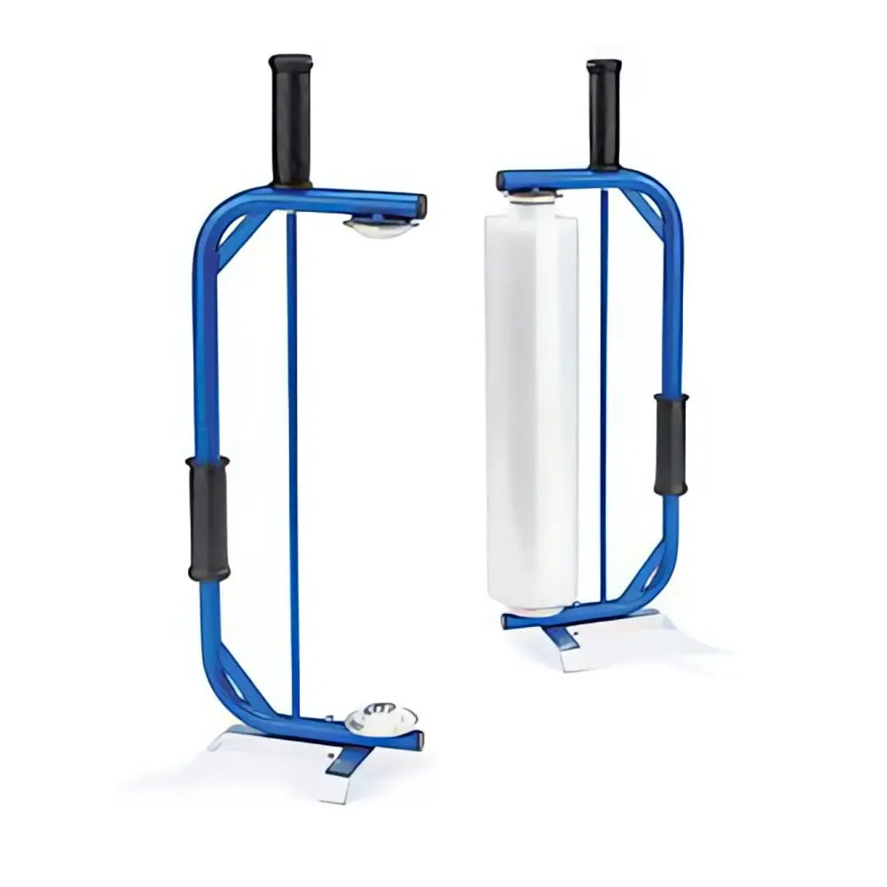 Pallet stretch and shrink wrap dispenser