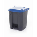 Pedal bins with coloured lids