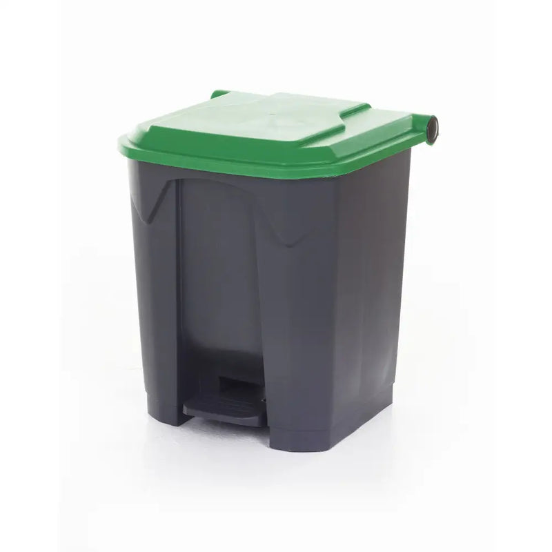Pedal bins with coloured lids