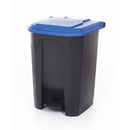 Pedal bins with coloured lids