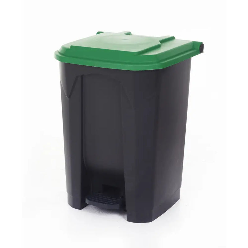 Pedal bins with coloured lids